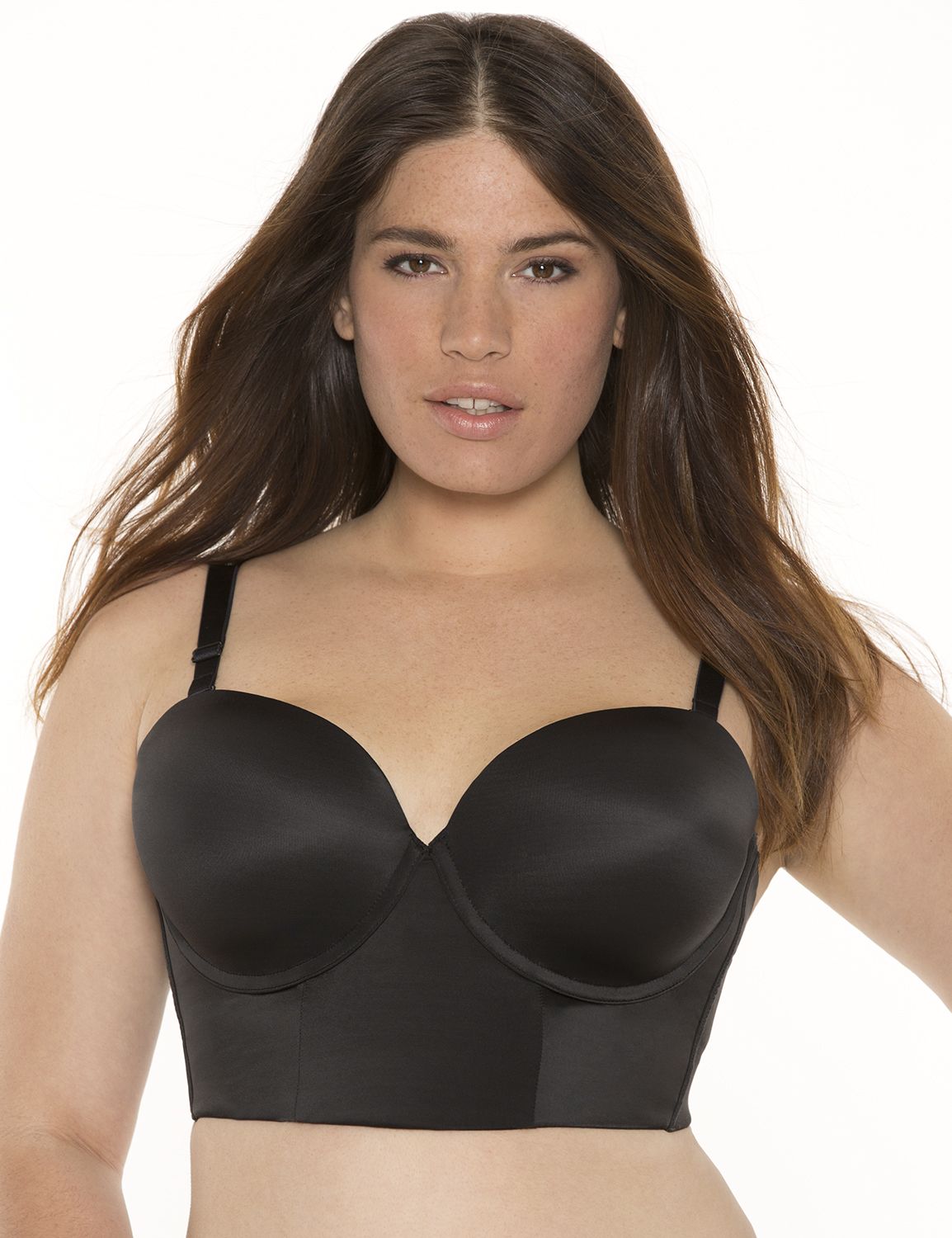 LANE BRYANTCACIQUE Strapless long line bra_40H