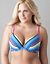 Full figure cotton plunge push up bra