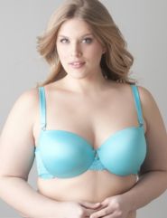 Full figure push up demi bra