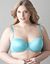 Full figure push up demi bra