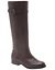 wide calf quilted riding boots
