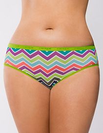 Comfy plus size Stretch cotton hipster panty