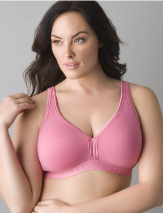 Plus size cotton no wire bra