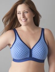 Plus size cotton no wire bra