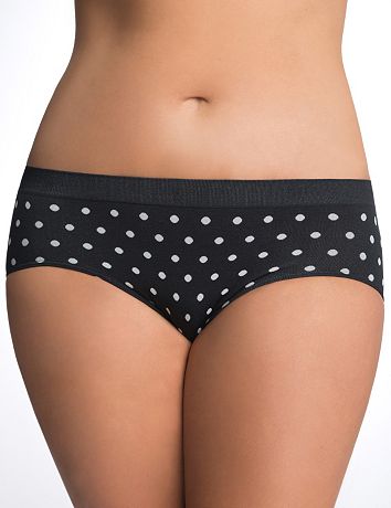 Plus size seamless hipster panty