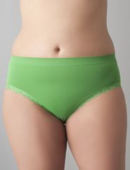 Plus size seamless hipster panty