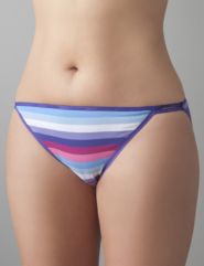 Sexy plus size Stretch cotton string bikini panty