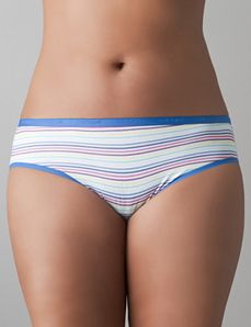 Stretch cotton hipster panty