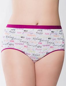 Sassy cotton brief panty