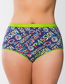 Comfy plus size Stretch cotton brief