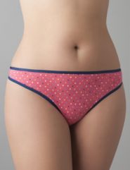 Sexy plus size Stretch cotton thong panty