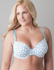 Full figure cotton t shirt bra