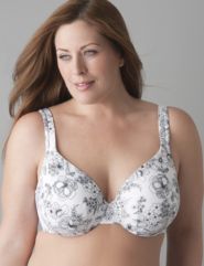 Smooth satin full coverage bra