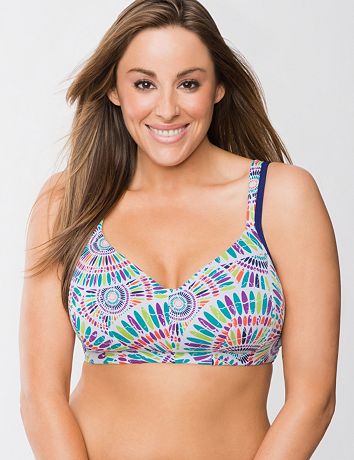 Smooth satin nowire, wirefree plus size bra