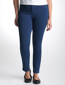 Plus size Jean-style knit pant by Lane Bryant