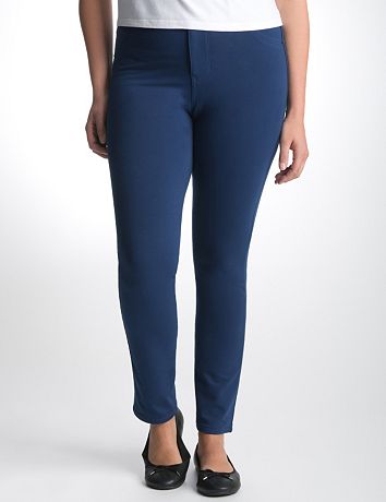 Plus size Jean-style knit pant by Lane Bryant