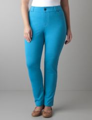 Plus size Jean-style knit pant by Lane Bryant