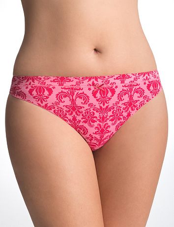 Sexy plus sized Microfiber thong panties