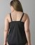Full figure Twist front plunge swim tank with underwire bra