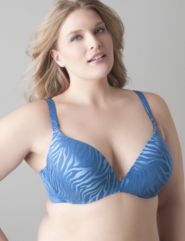 Full figured strapless convertible bra