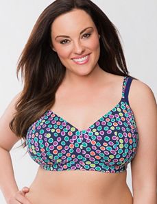 Cotton molded no-wire bra