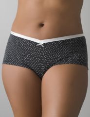 Ultra soft boyshort panty in plus sizes