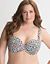 Plus size sateen cushioned balconette bra
