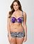 Plus size sateen cushioned balconette bra