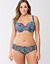 Plus size sateen cushioned balconette bra