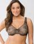 Plus size luxury lace full coverage bra