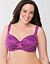Plus size luxury lace balconette bra