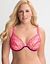 Plus size luxury lace plunge bra