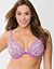 Plus size luxury lace plunge bra