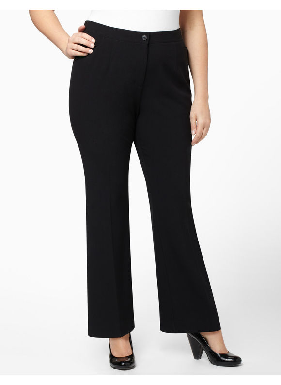 Catherines Plus Size Right Fit Pant (curvy) – Women’s Size 16w, Black ...