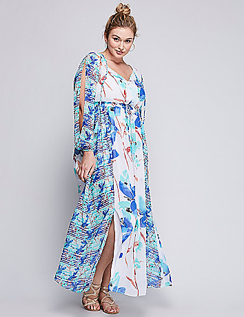 Boho Floral Maxi Dress | Lane Bryant