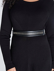 Plus Sized Chain, Leather & Stretch Belts | Lane Bryant