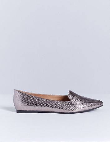 Pointed-Toe Loafer | Lane Bryant