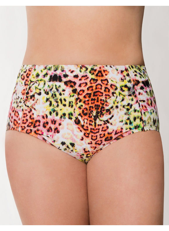 Lane Bryant Plus Size Animal print bikini bottom     Womens Size 28, Animal