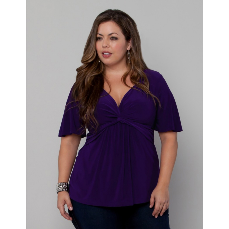 CATHERINES   Abby Twist Front Top  
