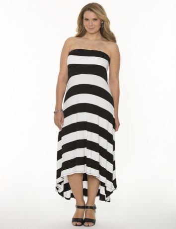 Plus Size Striped Maxi Dress by Lane Bryant | Lane Bryant