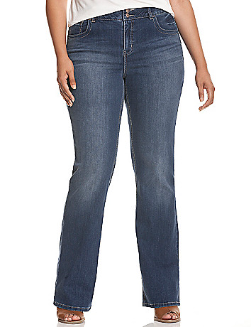 Bootcut jean with Tighter Tummy Technology by Lane Bryant | Lane Bryant