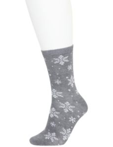 Nordic snowflake socks 2-pack