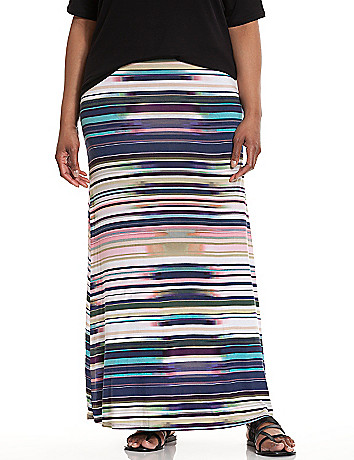 Striped maxi skirt by Lane Bryant | Lane Bryant
