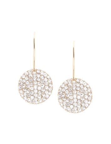 Small pave chip earrings by Lane Bryant | Lane Bryant