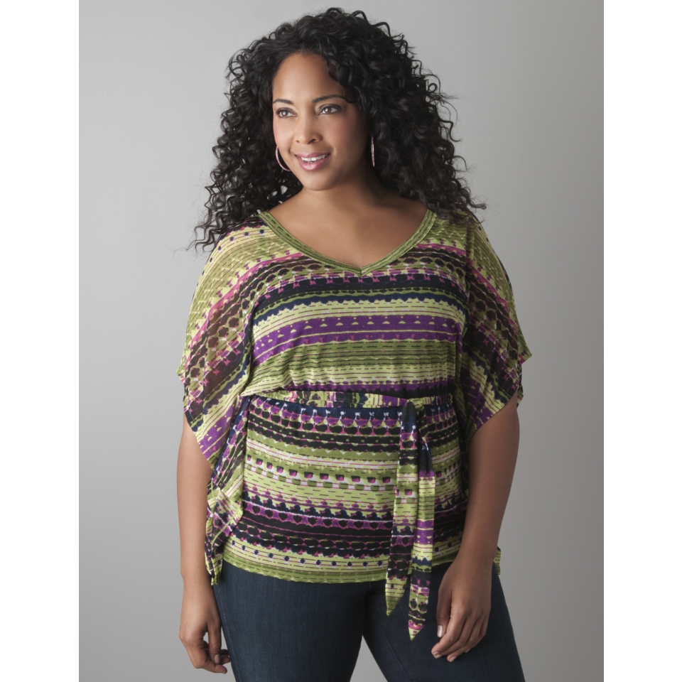 Plus Size Elbow & 3/4 Sleeve Tees & Knit Tops  Lane Bryant