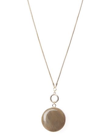 Stone pendant necklace by Lane Bryant | Lane Bryant