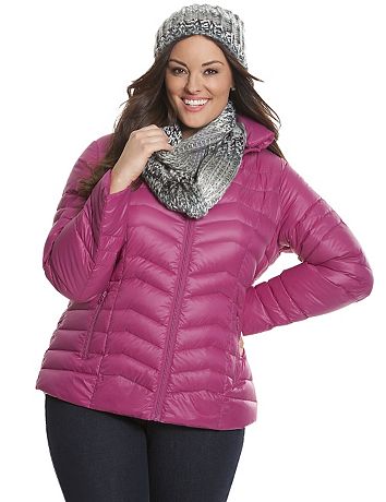 Down packable puffer jacket by Lane Bryant | Lane Bryant